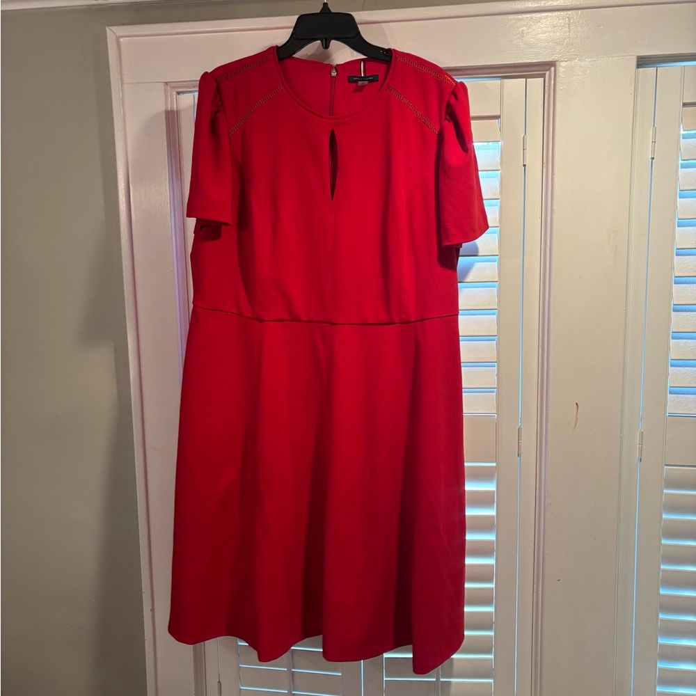 Tommy Hilfiger Elegant Red Dress 16W